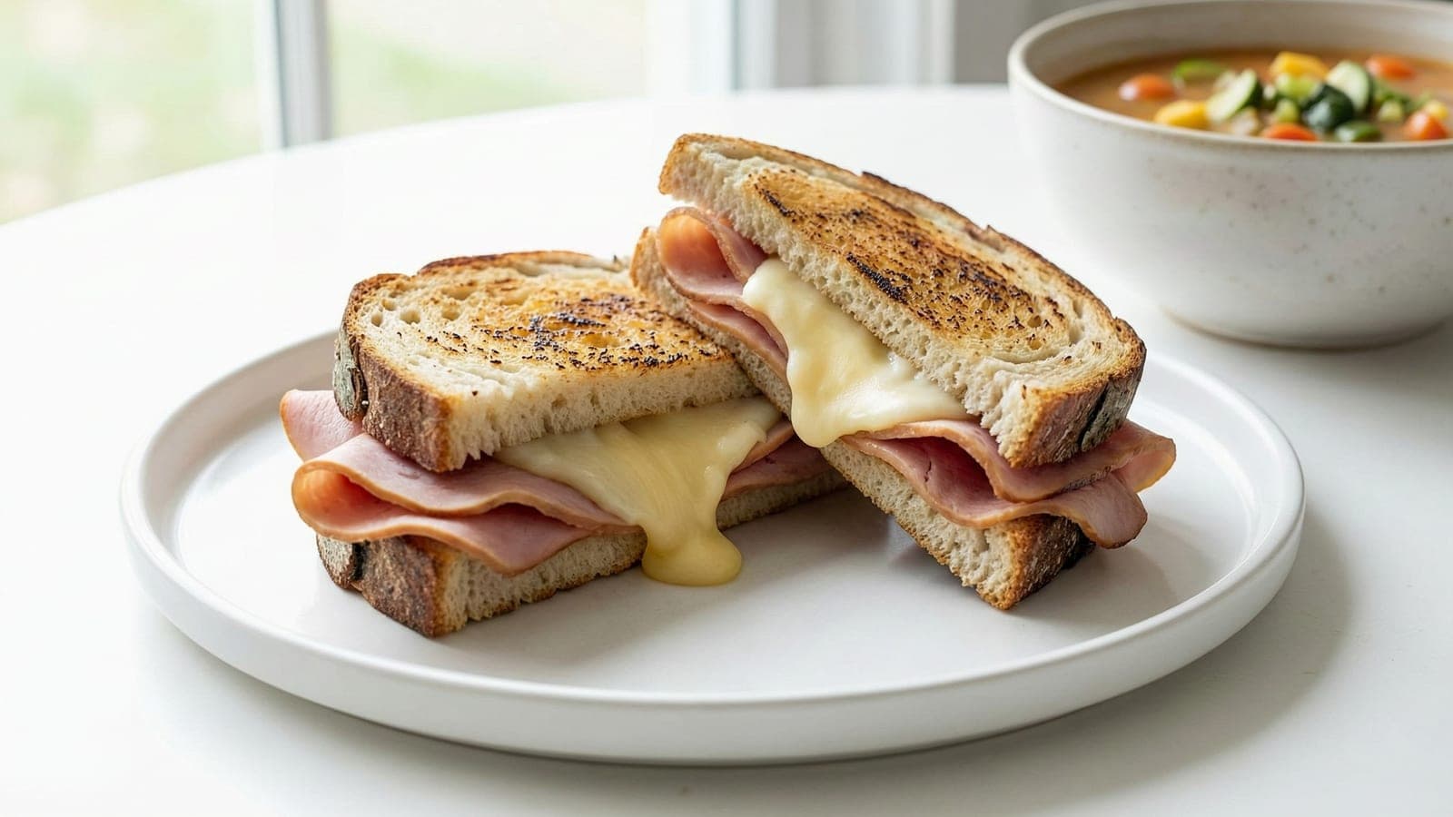 Grilled Ham & Cheese Sandwich