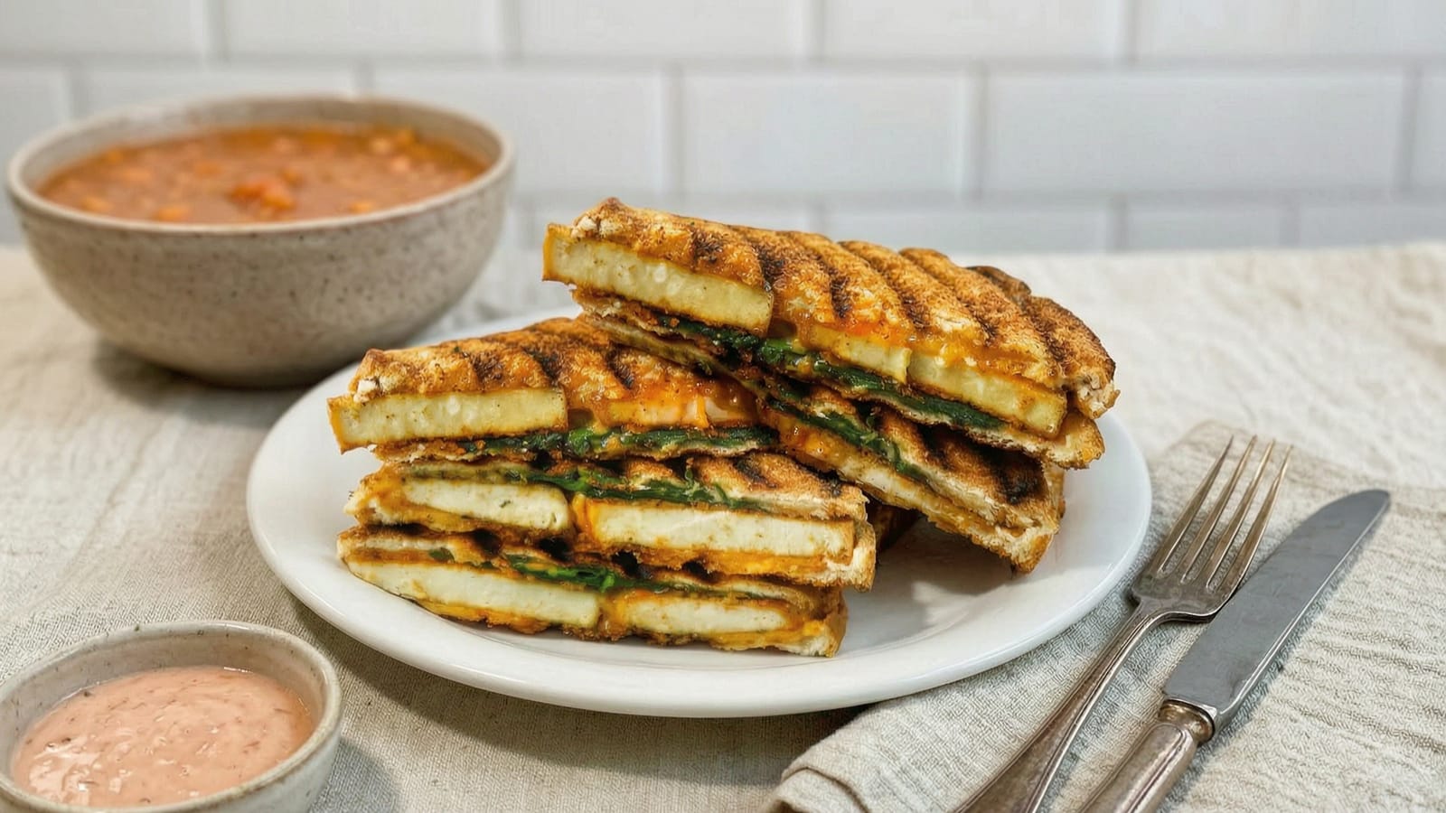 Grilled Tofu Sandwich